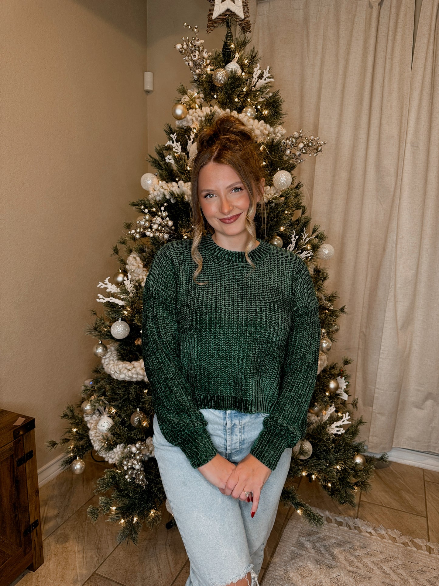 Chenille Knit Sweater - 5 Colors Available