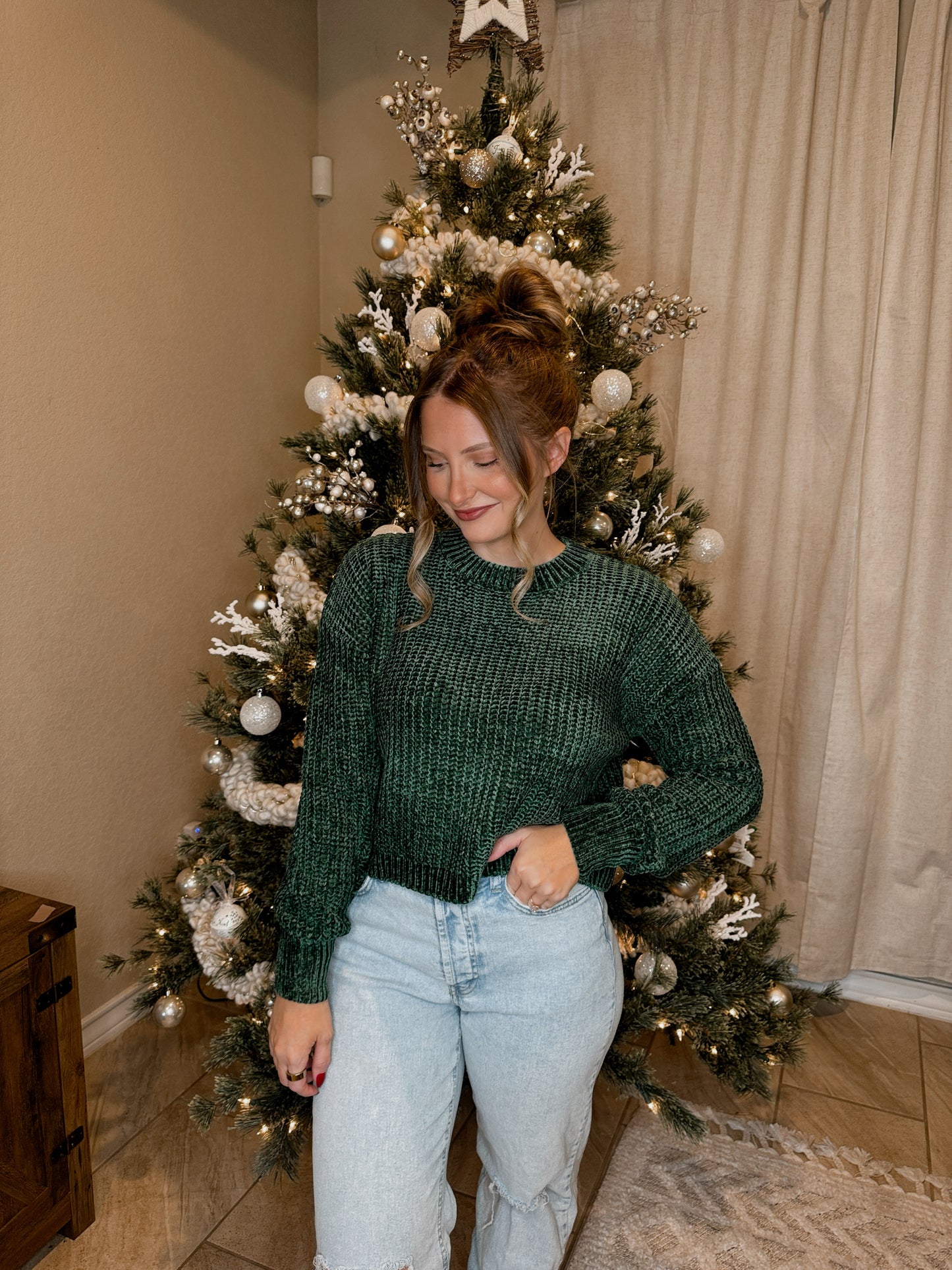 Chenille Knit Sweater - 5 Colors Available