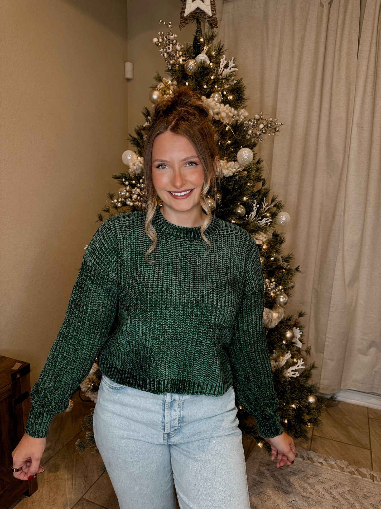 Chenille Knit Sweater - 5 Colors Available