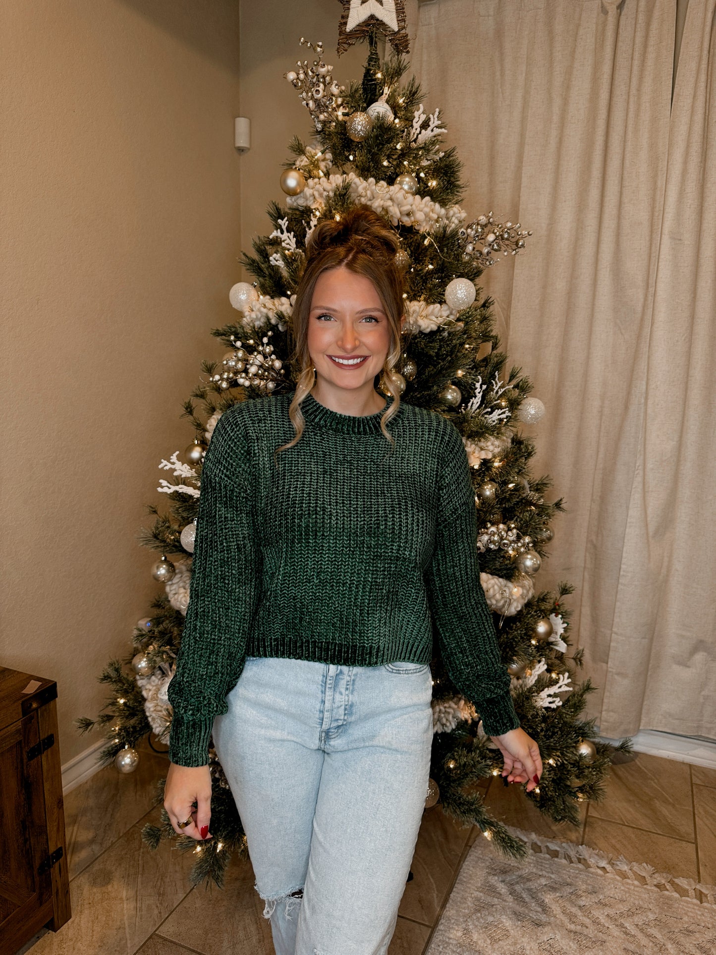 Chenille Knit Sweater - 5 Colors Available