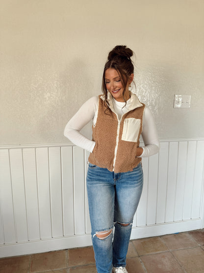 Sherpa Reversible Vest - Multiple Colors