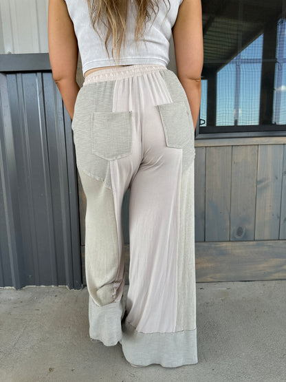 Boho Lounge Pants - Oatmeal