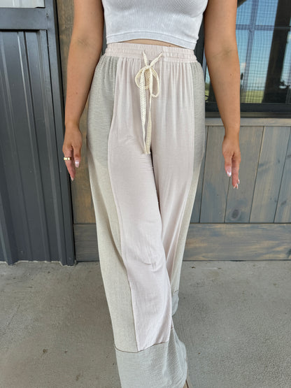 Boho Lounge Pants - Oatmeal