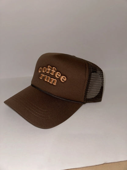 Coffee Run Trucker Hat - Multiple Colors