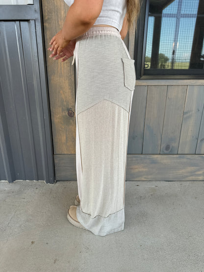 Boho Lounge Pants - Oatmeal