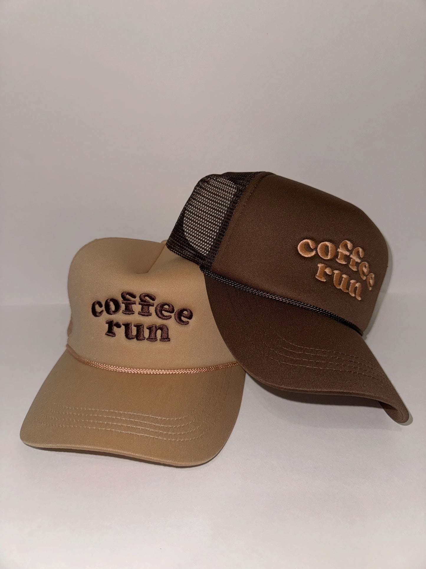 Coffee Run Trucker Hat - Multiple Colors